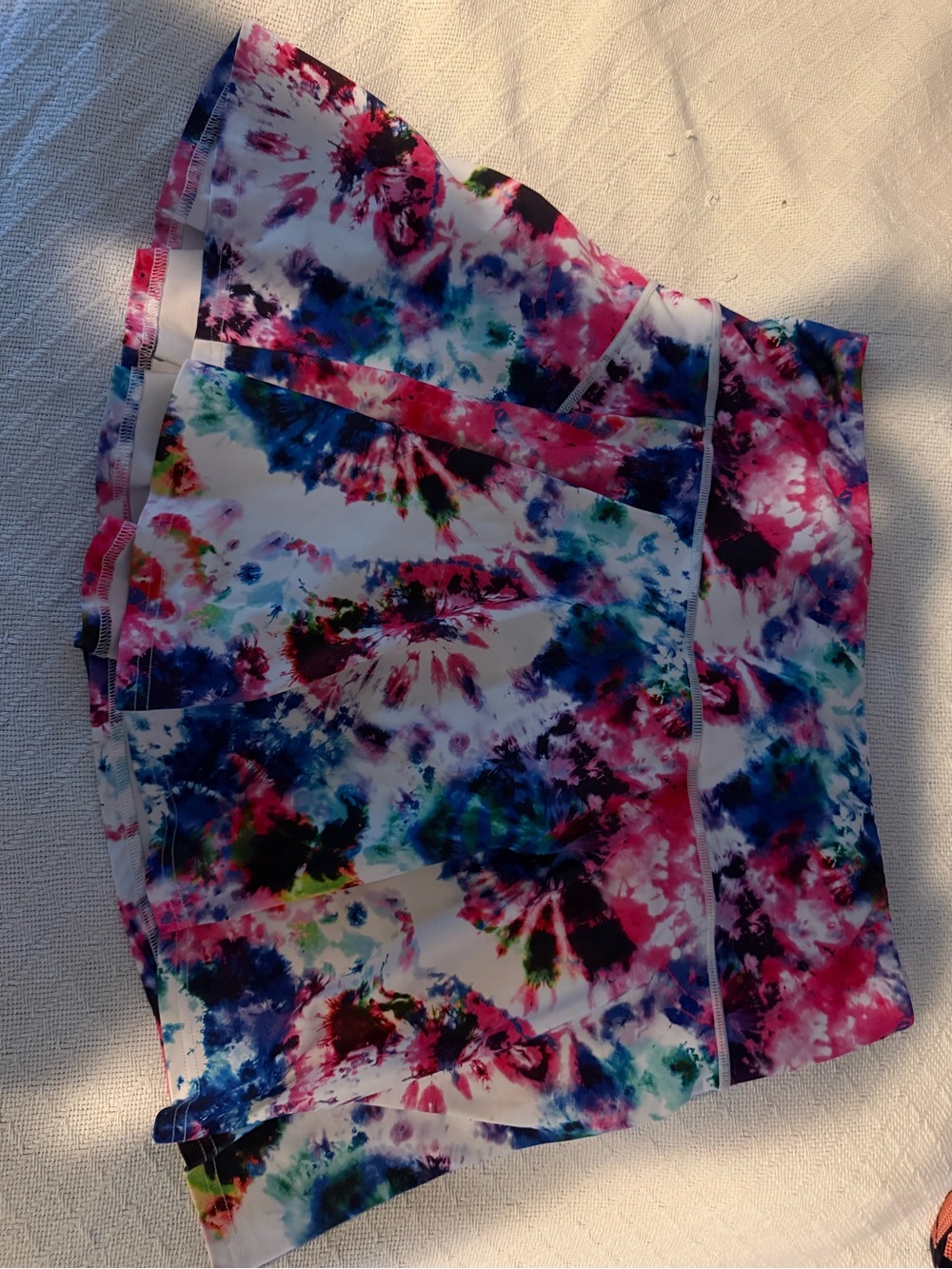 Constantly Varied Gear Tie-Dye Print Athletic Skort in Blue, Pink, Green, Purple